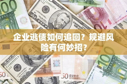 武汉企业逃债如何追回？规避风险有何妙招？