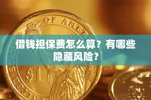 武汉借钱担保费怎么算？有哪些隐藏风险？