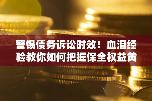 武汉警惕债务诉讼时效！血泪经验教你如何把握保全权益黄金期