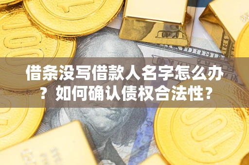 武汉借条没写借款人名字怎么办？如何确认债权合法性？