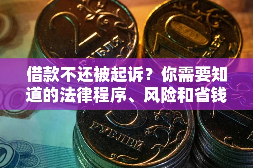 武汉借款不还被起诉？你需要知道的法律程序、风险和省钱技巧