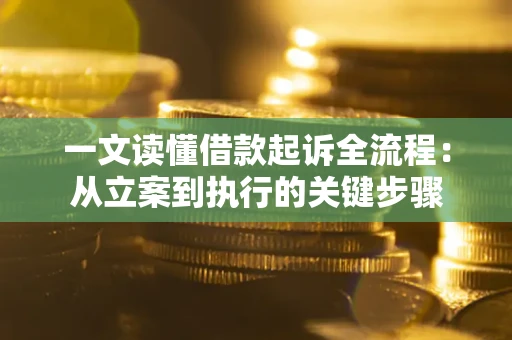 武汉一文读懂借款起诉全流程：从立案到执行的关键步骤
