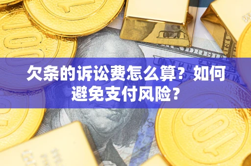 武汉欠条的诉讼费怎么算？如何避免支付风险？