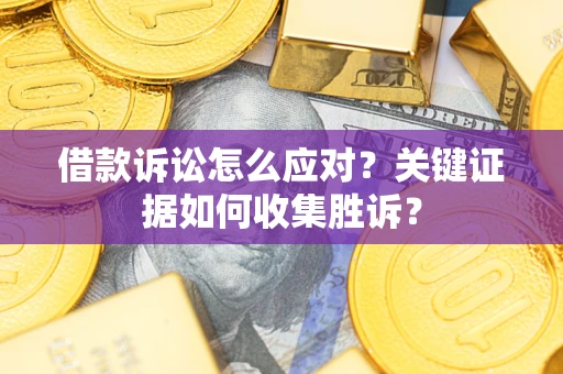 武汉借款诉讼怎么应对？关键证据如何收集胜诉？