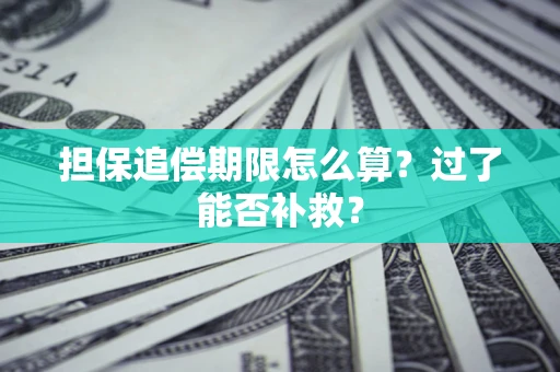 武汉担保追偿期限怎么算？过了能否补救？