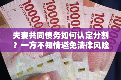 武汉夫妻共同债务如何认定分割？一方不知情避免法律风险必看！